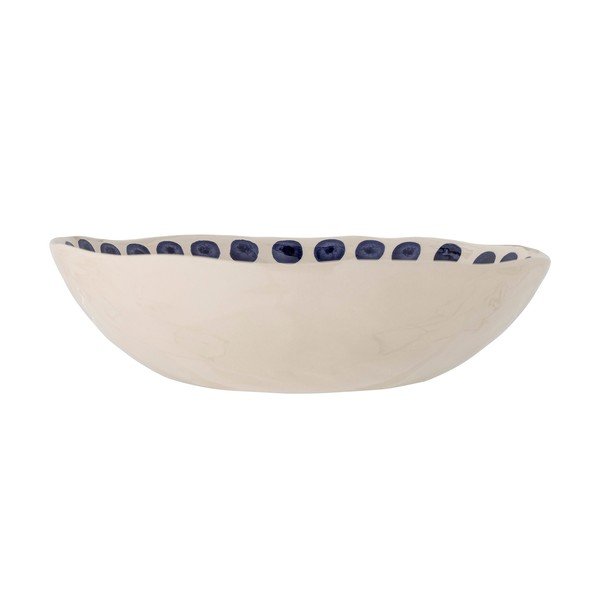 Serviravimo dubuo tamsiai mėlynos spalvos/smėlio spalvos iš akmens masės ø 39 cm Shama – Bloomingville-image-2