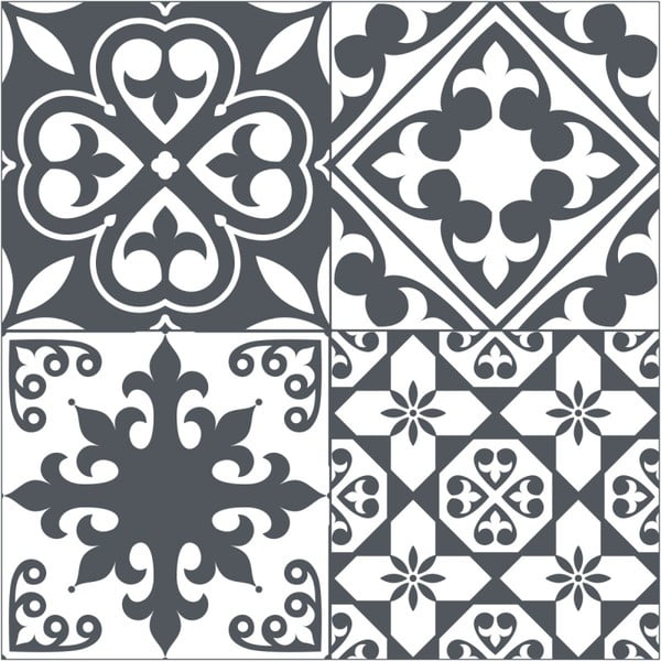 Grindų lipdukas Ambiance Floor Sticker Tiles Leandro, 45 x 45 cm