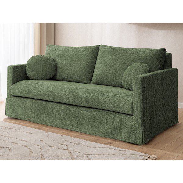 Žalios spalvos sofa 195 cm Paphos – Ropez-image-1