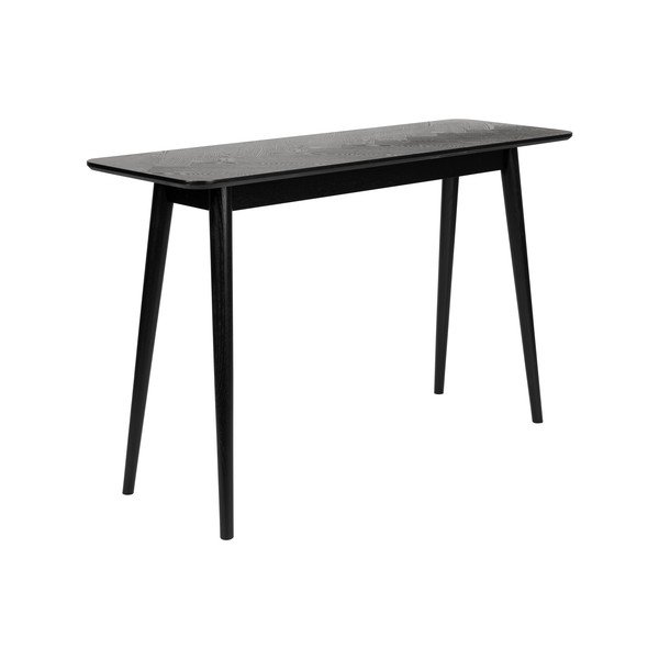 Konsolinis staliukas juodos spalvos 40x120 cm Fabio – White Label-image-2