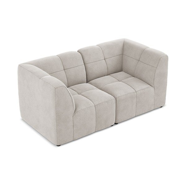 Smėlio spalvos sofa iš velveto 180 cm Aloha – Makamii-image-3