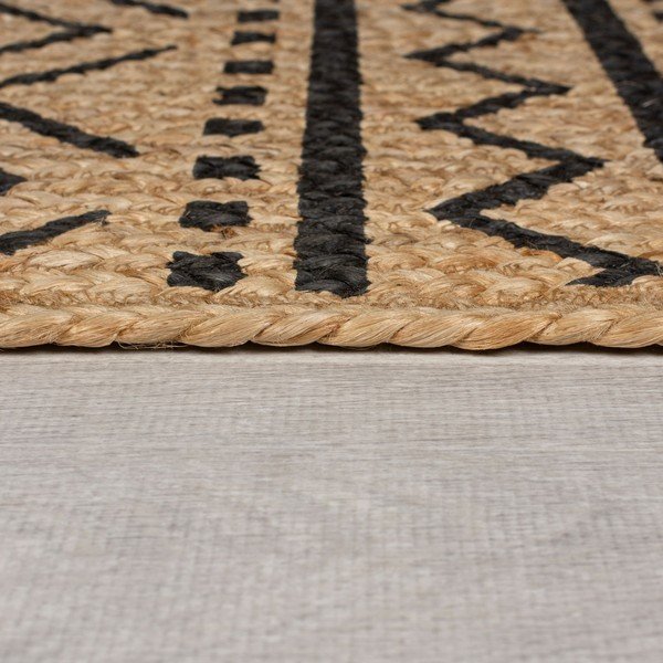 Kilimas iš džiuto natūralios spalvos 60x230 cm Luis – Flair Rugs-image-4
