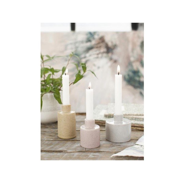 Akmens masės žvakidė A Simple Mess Ortona Glacier Grey, ⌀ 9 cm-image-3