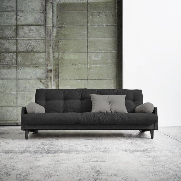 Sofa-lova "Karup Indie" juoda/tamsiai pilka/granito pilka-image-1