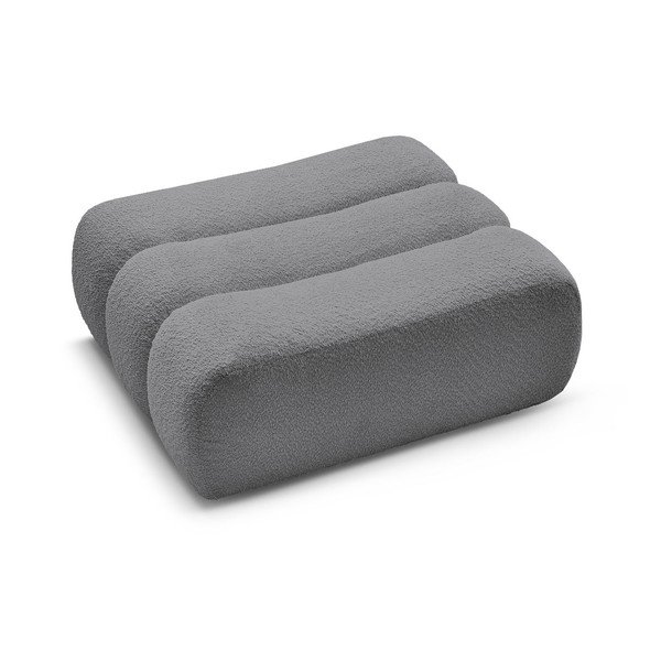 Pilkos spalvos taburetė iš boucle Azra – Bobochic Paris-image-3