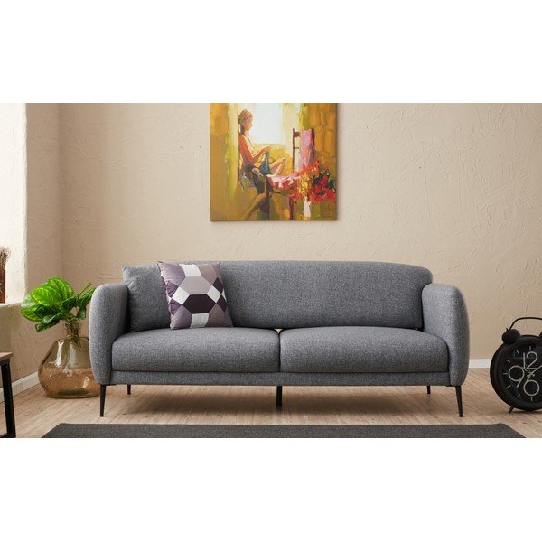 Sofa pilkos spalvos 210 cm Venus – Artie-image-4