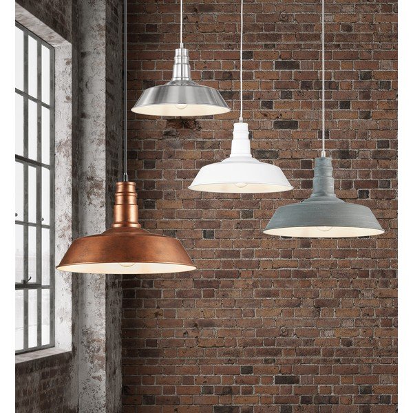 Vario spalvos iš metalo kabantis šviestuvas ø 36 cm su metaliniu gaubtu Will – Reality-image-2