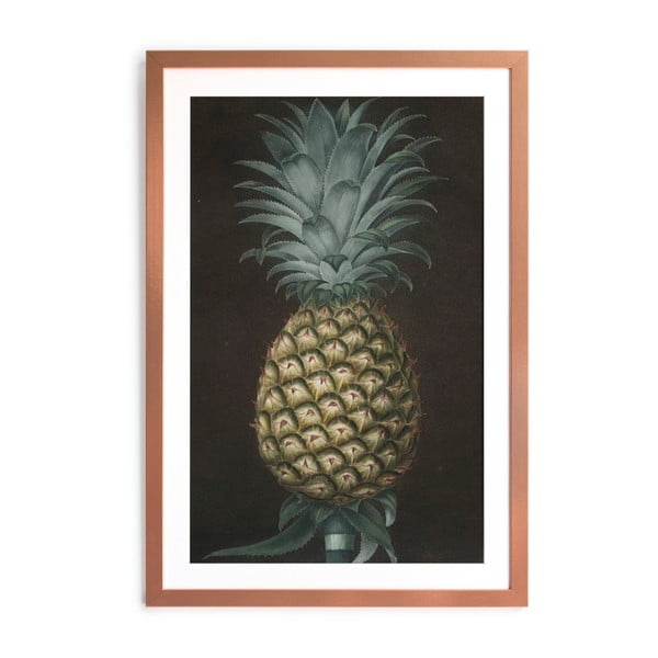 Paveikslas rėmuose "Velvet Atelier Pineapple", 60 x 40 cm