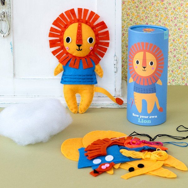 Kūrybinis žaislas Sew Your Own Lion – Rex London-image-1