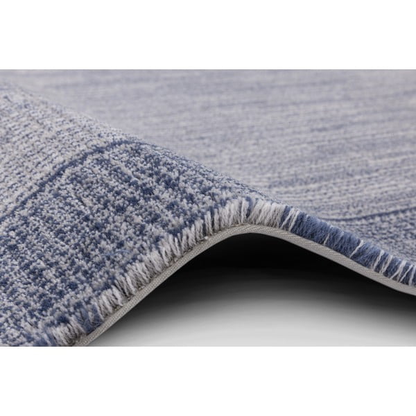 Kilimas iš vilnos tamsiai mėlynos spalvos 160x240 cm Linea – Agnella-image-2
