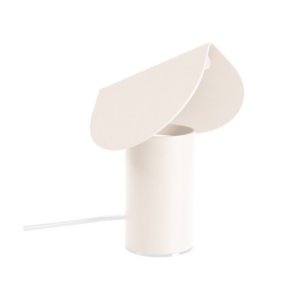 Smėlio spalvos iš aliuminio stalinis šviestuvas LED (aukštis 15 cm) BISCUIT – Thoro