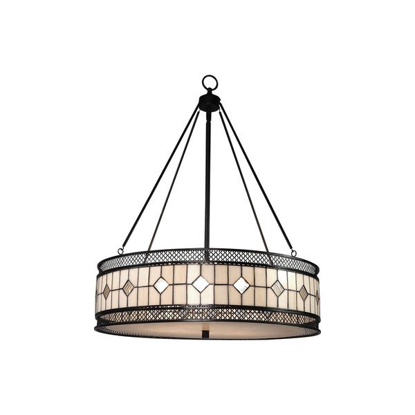 Iš metalo kabantis šviestuvas ø 60 cm su stiklo gaubtu Waldorf – Premier Housewares-image-2