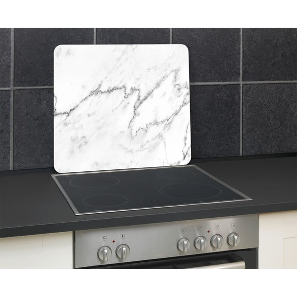 Iš grūdinto stiklo aksesuaras viryklei 50x56 cm Marble – Wenko-image-1