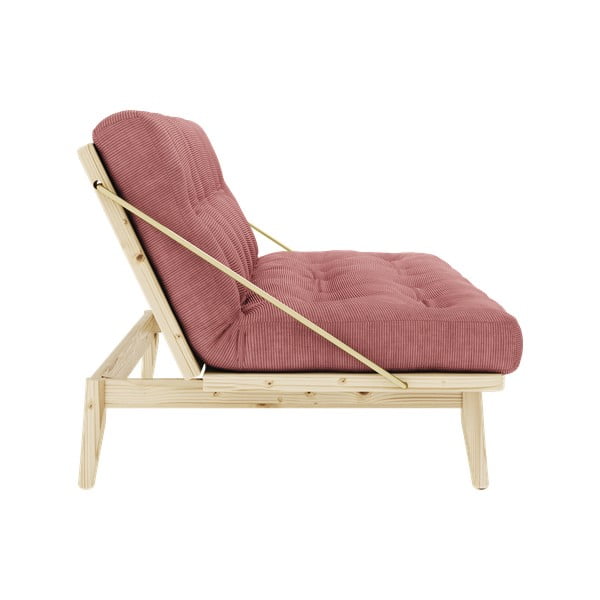 Rožinė spalvos sofa lova 190 cm Folk - Karup Design-image-4