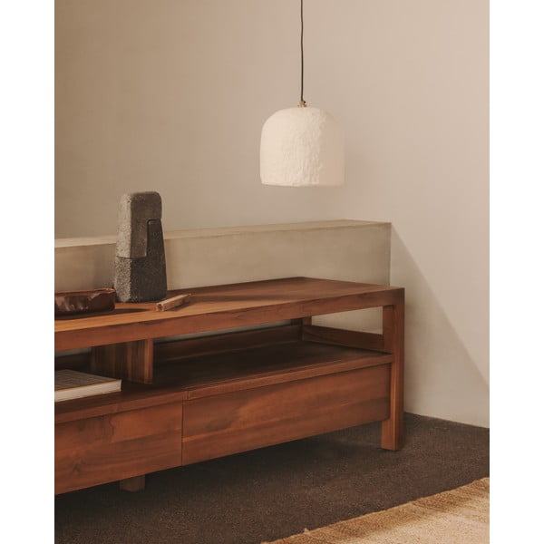 Kabantis šviestuvas baltos spalvos ø 35 cm Sineu – Kave Home-image-1