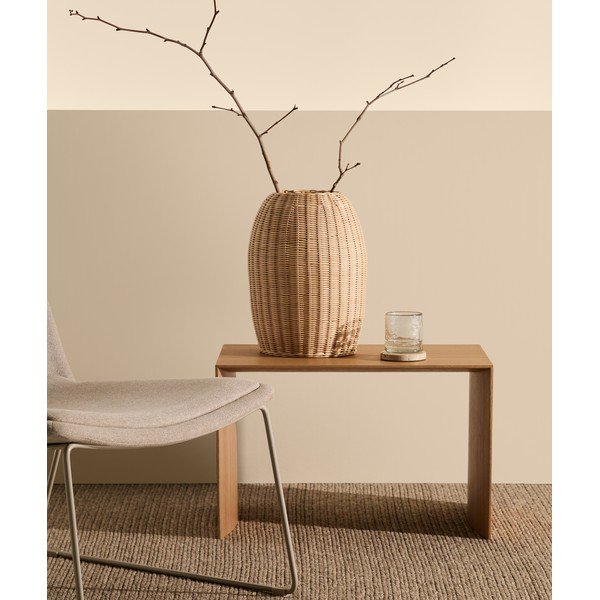 Natūralios spalvos iš rotango vaza (aukštis 40 cm) Zilna – Kave Home-image-2