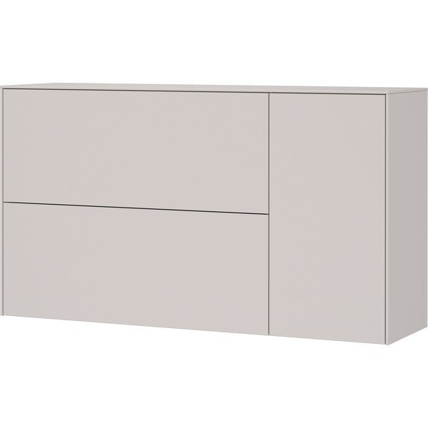 Kreminės spalvos pakabinama spintelė batams 137x78x41 cm – Germania