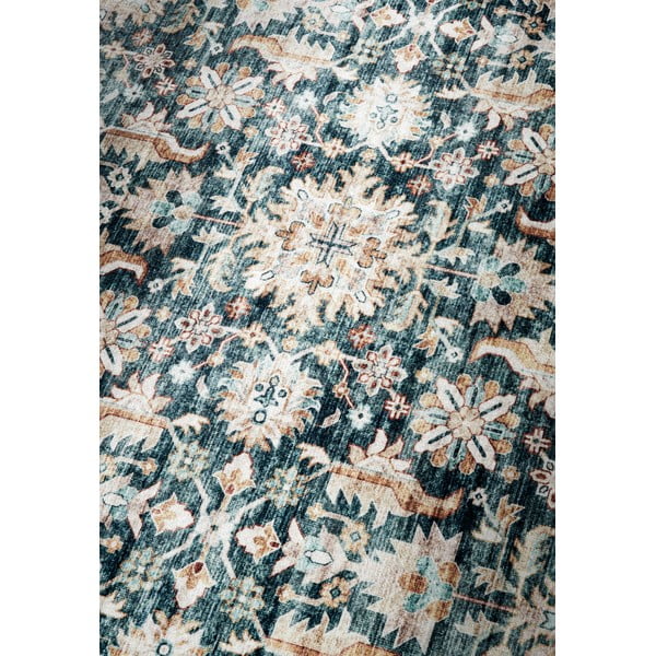 Kilimas mėlynos spalvos 200x290 cm Saveh Blue Cream – Elle Decoration-image-4