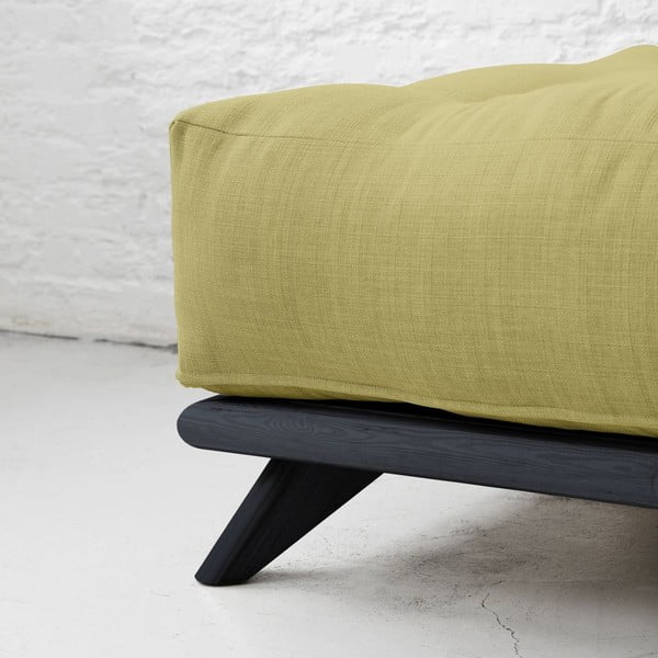 Sofa "Senza" juoda/avokadų žalia-image-1