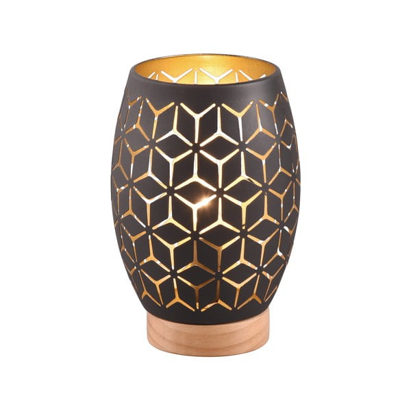 Stalinis šviestuvas juodos spalvos (aukštis 21 cm) Bidar – Reality-image-1