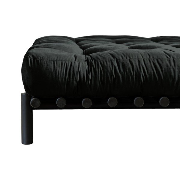 Juodos pušies lovos rėmas Karup Design Pace Black, 140 x 200 cm-image-3