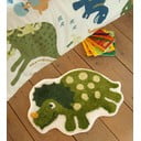Žalias vaikiškas kilimas su dinozaurų raštais Catherine Lansfield Dino, 50 x 80 cm