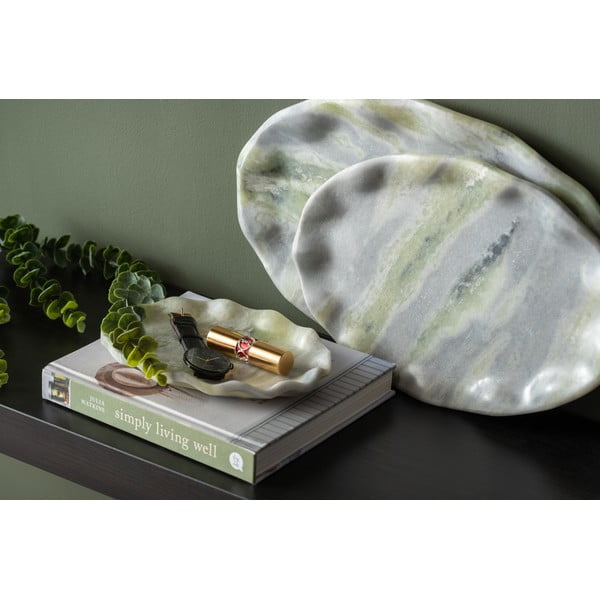 Iš marmuro dekoratyvinis padėklas 21x31 cm Waved – PT LIVING-image-1