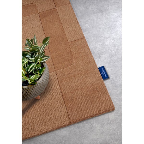 Rankų darbo iš vilnos kilimas rudos spalvos 80x250 cm Charlotte – Villeroy&Boch-image-2