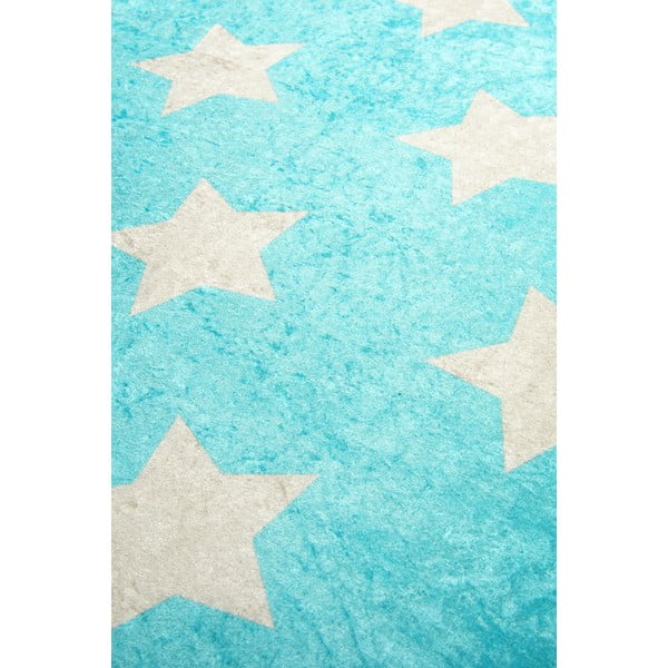 Mėlynas vaikiškas neslidus kilimas Chilai Universe, 140 x 190-image-3