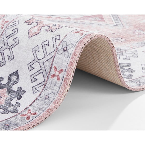 Šviesiai rausvas kilimas Nouristan Gratia, 80 x 150 cm-image-4