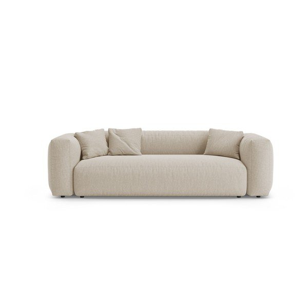 Kreminės spalvos sulankstoma sofa 264 cm – Micadoni 