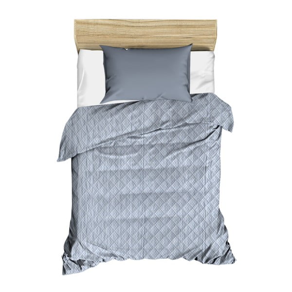 Mėlyna dygsniuota lovatiesė "Amanda", 160 x 230 cm