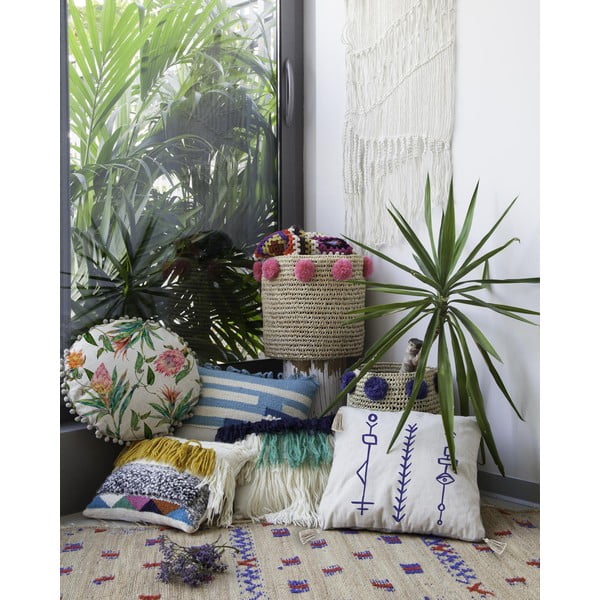 Pagalvė Madre Selva Flores Mixtas, skersmuo 45 cm-image-1