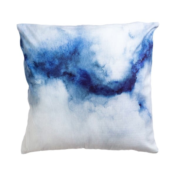 Mėlyna ir balta dekoratyvinė pagalvėlė 45x45 cm Abstract - JAHU collections