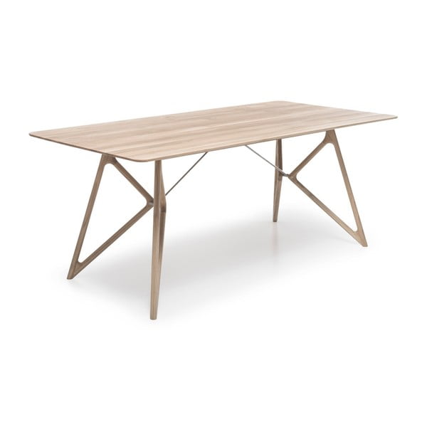 Ąžuolinis valgomojo stalas "Tink Oak Gazzda", 160 cm, natūrali šviesa