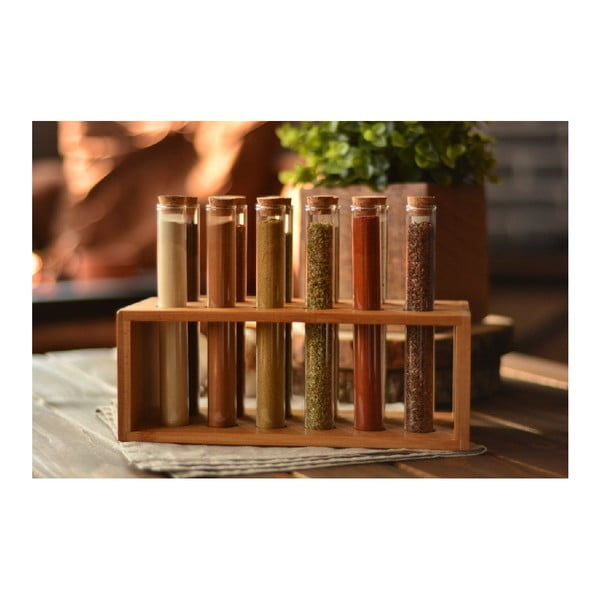 12 vamzdelių ir stovų rinkinys "Bambum Vanilla-image-2