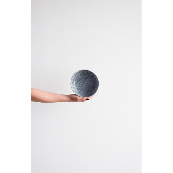 Baltai juodas akmens masės dubuo ÅOOMI Mess, ø 15 cm-image-1