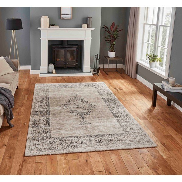 Kilimas kreminės spalvos 120x170 cm Milano – Think Rugs-image-1