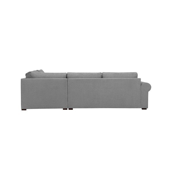 "Windsor & Co Sofos Hermes" pilka kampinė sofa, kairysis kampas-image-3