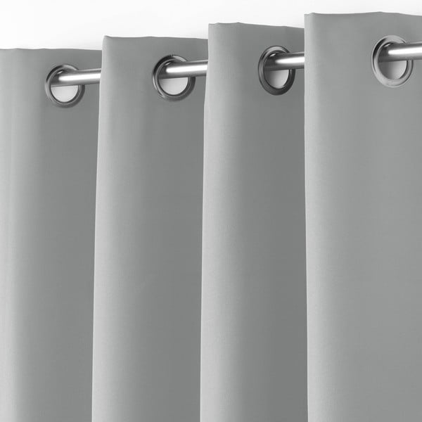 Užuolaida pilkos spalvos 140x180 cm Essentiel – douceur d'intérieur-image-1