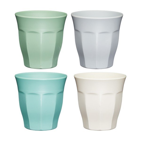 4 stiklinių rinkinys "Kitchen Craft Colourworks", 225 ml-image-1