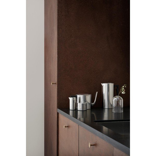Sidabrinės spalvos iš nerūdijančio plieno arbatinukas 1,25 l Arne Jacobsen – Stelton-image-3