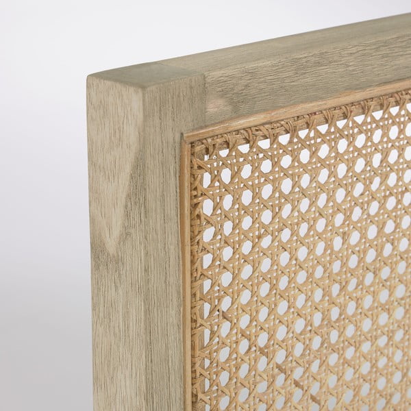 Medinis lovos galvūgalis su pintu dekoru Mindi Kave Home Rexit, 163 x 65 cm-image-1