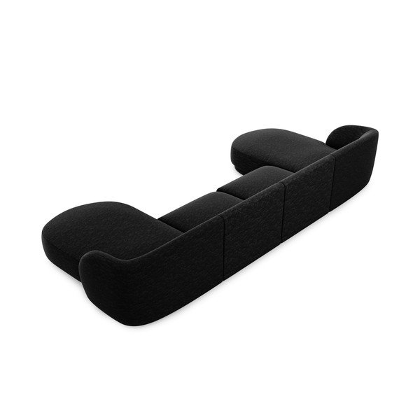Antracito spalvos kampinė sofa Miley - Micadoni Home-image-4