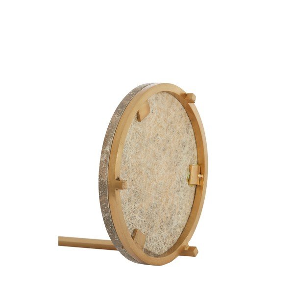 Su marmuriniu stalviršiu apvalios formos šoninis stalas ø 26 cm Leda – Light & Living-image-4