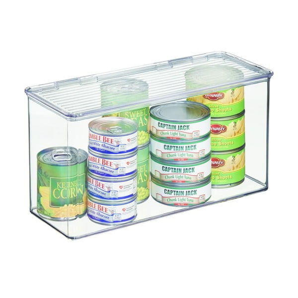 Skaidri dėžutė su dangčiu iDesign, 14,5 x 34 cm-image-4