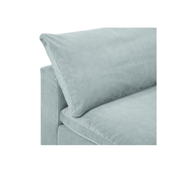 Šviesiai mėlynas modulinės sofos kampas Windsor & Co Sofas Galaxy, dešinysis kampas-image-1