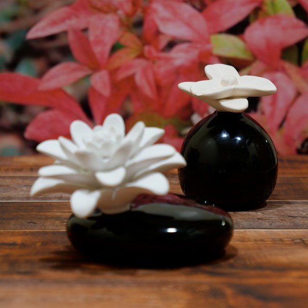 Baltas keraminis difuzorius su vanilės kvapu "Boles d´olor-image-4