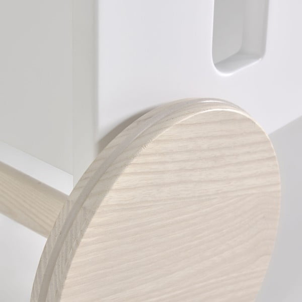 Balta vaikiška lovelė Kave Home Nunila, 120 x 60 cm-image-4