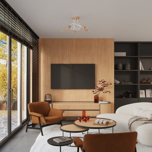 Lubinis šviestuvas natūralios spalvos 14x56 cm Tumber – Sollux-image-2